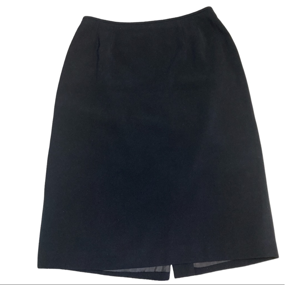 Kasper Black Midi Pencil Skirt